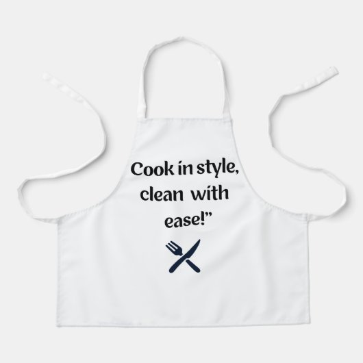 TABLIER CUISINER AVEC STYLE PROPRE AVEC FACILITÉ (Recto)