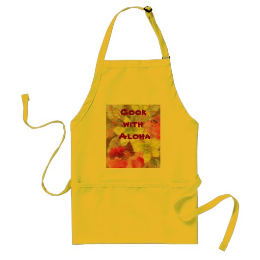 Tablier Cuisinier avec Aloha (Devant)