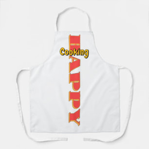 Tablier Cuisinier Blanc Heureux