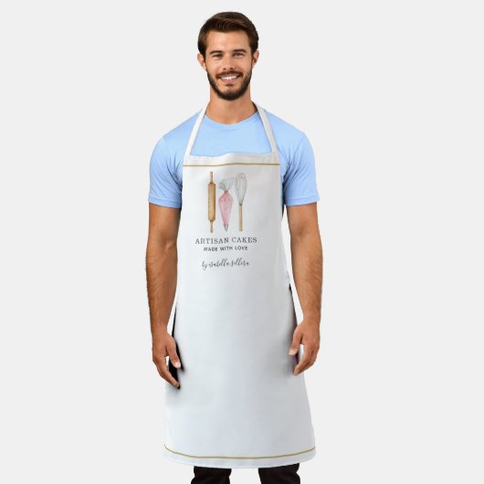 Tablier Cuisinier boulanger Outils Tout-En-Plan Imprimer T (Porté)