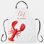 Tablier Cuisinier cuisinier cuisinier du nom de la fête du (Recto)
