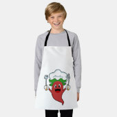 Tablier Cuisinier de poivre Vegan (Porté)