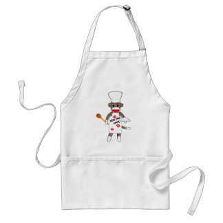 Tablier Cuisinier de singe de chaussette par le kolohe