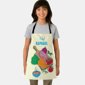Tablier cuisinier enfant de légumes frais (Insitu)