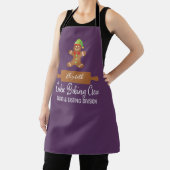 Tablier Cuisinière à biscuits Crew Purple Christmas Apron (Insitu)