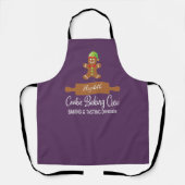 Tablier Cuisinière à biscuits Crew Purple Christmas Apron (Recto)
