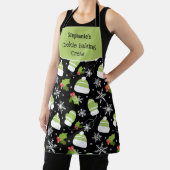 Tablier Cuisinière Cuisine Écran hiver Motif de Noël perso (Insitu)