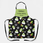 Tablier Cuisinière Cuisine Écran hiver Motif de Noël perso (Recto)