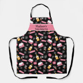 Tablier Cuisinière de biscuits Crew Winter Snowflake Motif (Recto)