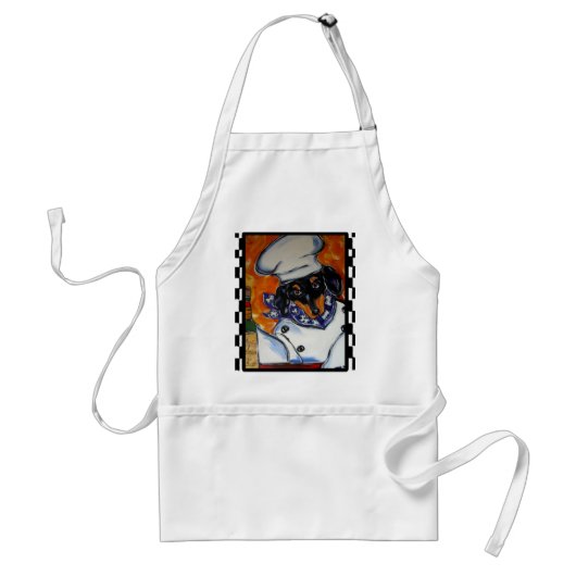 Tablier Cuisiniers Dachshund (Devant)