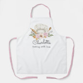 Tablier Cuisson À L'Aquarelle Baker Ustensiles De Cuisson (Recto)