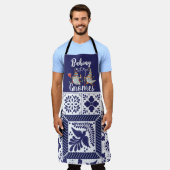 Tablier Cuisson avec mes Gnomes Moderne Funny Scandinave (Porté)