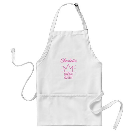Tablier Cuisson customisée Queen Adult Apron (Devant)