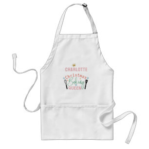 Tablier Cuisson de Noël customisée Queen Adult Apron