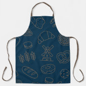 Tablier Cuisson et Cuisine Pain Donuts Cuisine Papa Bleu (Recto)