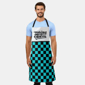 Tablier Cuisson mignonne Queen word art (Porté)