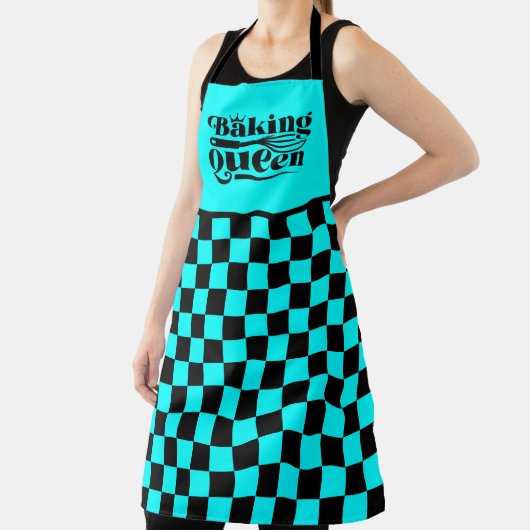 Tablier Cuisson mignonne Queen word art (Insitu)