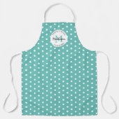 Tablier Cuisson Personnalisée Vintage Teal (Recto)
