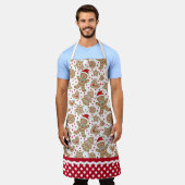 Tablier Cuite pain d'épices de Noël (Porté)