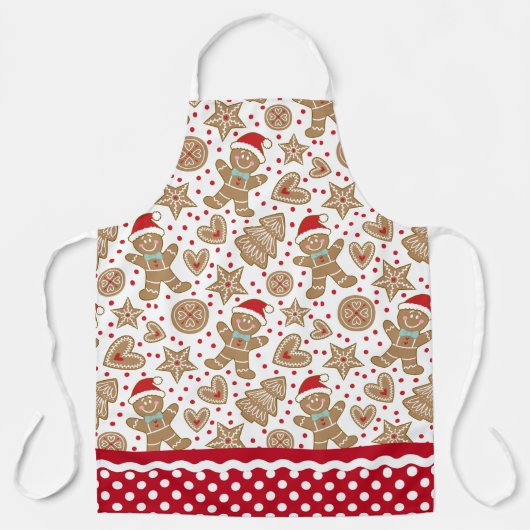Tablier Cuite pain d'épices de Noël (Recto)