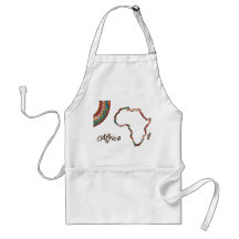 Culture africaine en costume de cuisine