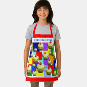 Tablier Cupcake coloré Cuisinier enfants (Insitu)