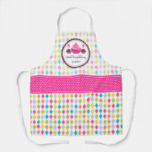 Tablier Cupcake festif et côtelettes de gâteaux (Recto)