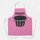 TABLIER CUPCAKE MUFFIN CUISINE ROSE APRON (Recto)