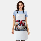 Tablier Cupcake patriotique (Porté)