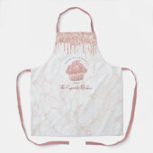 Tablier Cupcake Rose Parties scintillant Drives Marble Bak (Recto)