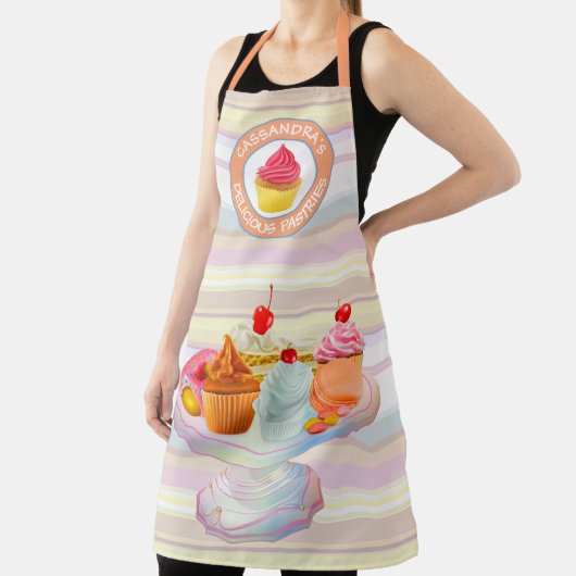 Tablier Cupcakes Pie Donut Macaron Sweet Baked Traites Log (Insitu)