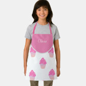 Tablier Cupcakes rose mignon Nom du Motif (Insitu)