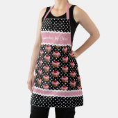 Tablier Cupcakes Rose Personnalisé À petits pois Motif Sur (Insitu)