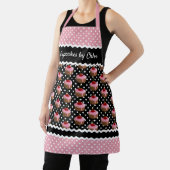 Tablier Cupcakes Rose Personnalisé À petits pois Motif Sur (Insitu)