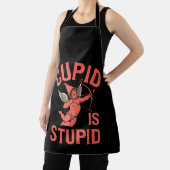 Tablier Cupid est stupide drôle de la Saint-Valentin (Insitu)