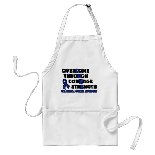 Tablier CURE...Cancer colorectal (Devant)