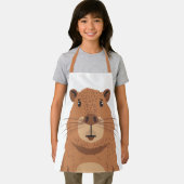 Tablier Curieux portrait Capybara (Insitu)