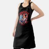 Tablier Cursillo Rooster with Roses Pray Reflect Grow (Insitu)