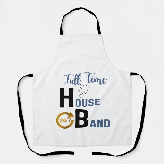 Tablier Custom 24/7 temps plein Loving House Band (Mari) (Recto)