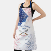 Tablier Custom 4th of July Dad Holiday BBQ (Insitu)