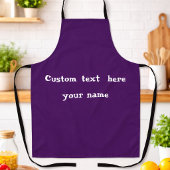 Tablier Custom Apron Personalized Name Logo Kitchen Gift