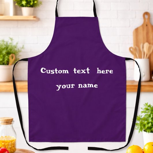 Tablier Custom Apron Personalized Name Logo Kitchen Gift