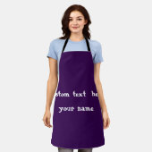 Tablier Custom Apron Personalized Name Logo Kitchen Gift (Porté)