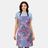 Tablier Custom Cute Kidcore Confetti Floral & Vine Pattern (Porté)