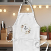 Tablier Custom flower crown apron, women's aprons