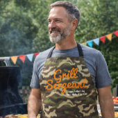 Tablier Custom Grill Sergeant Camo Apron