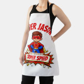 Tablier Custom Kids Superhero Name & Superpower (Insitu)