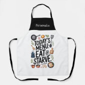Tablier Custom Kitchen Wear and Attitude Quote Personalize (Recto)