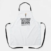 Tablier Custom Minimalist Personalized Company Branded  (Recto)