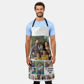 Tablier Custom Modern Family 14 Photo Collage Modèle (Porté)